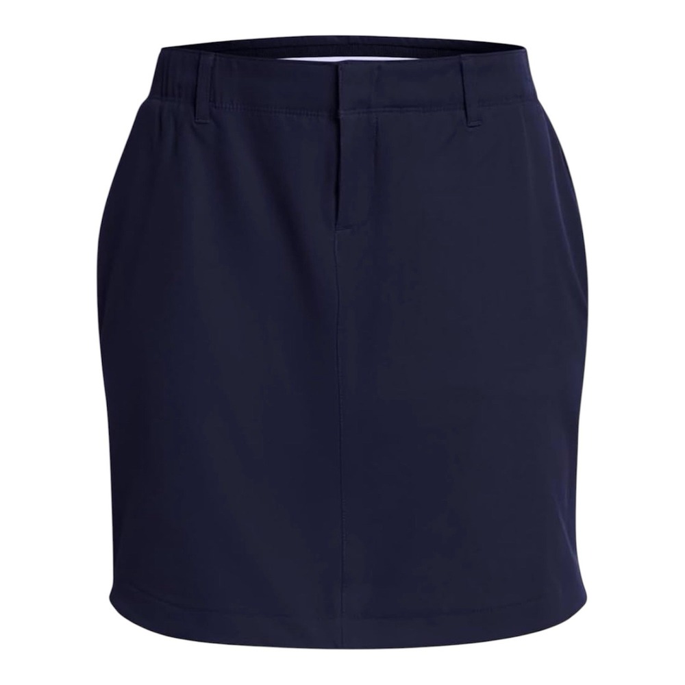 Under Armour Womens Drive Woven Skort‎ Navy Blue UA Storm Water Repellent 4 NEW